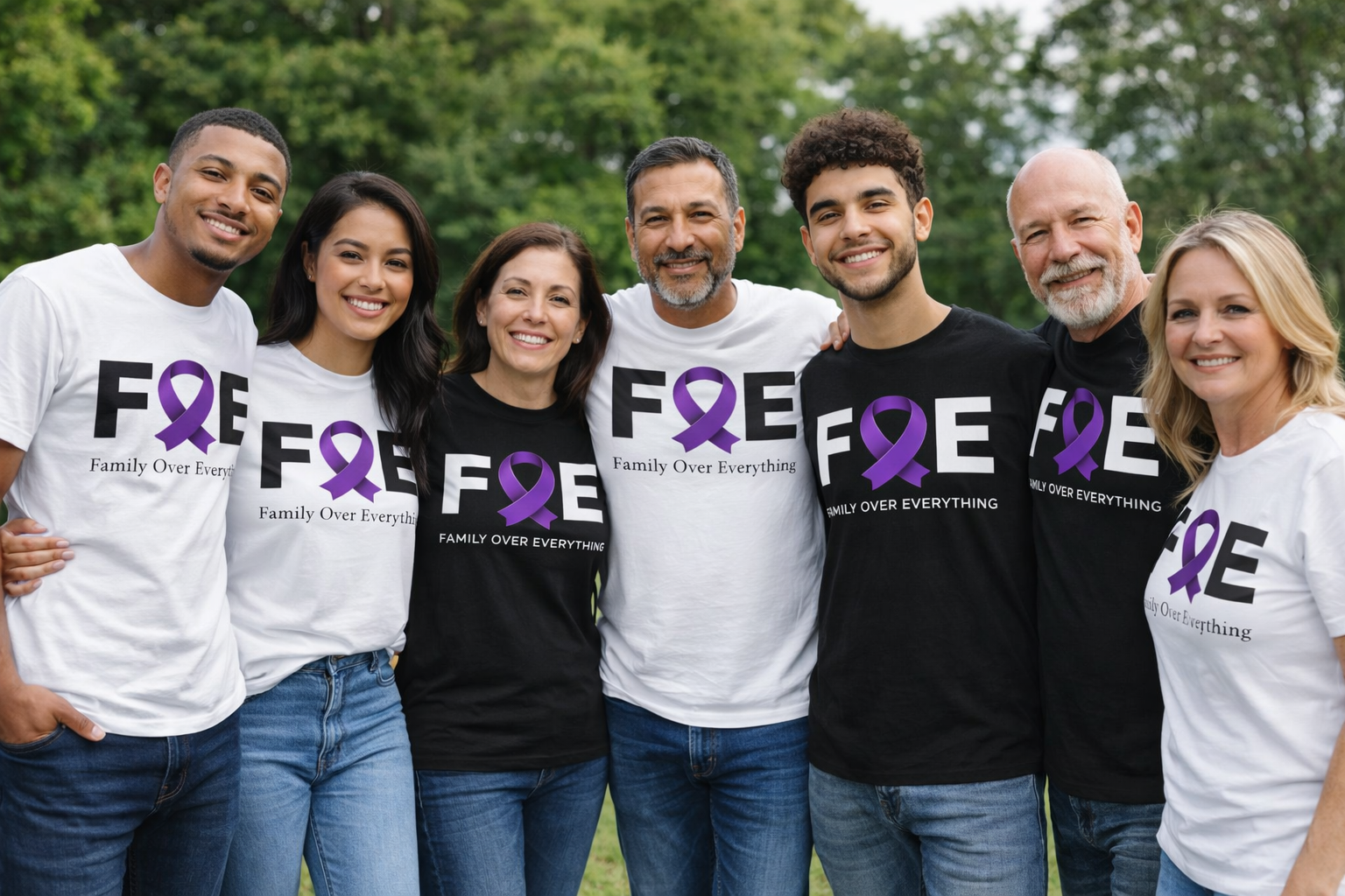 FOE T-Shirt – Family Over Everything | Living Kourageous