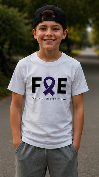 FOE T-Shirt – Family Over Everything | Living Kourageous