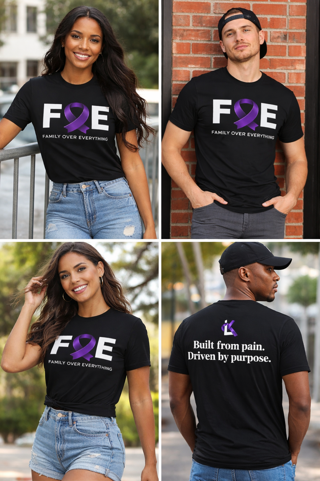 FOE T-Shirt – Family Over Everything | Living Kourageous
